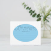 Liebe Mail Carrier lustiger Witz Postkarte (Stehend Vorderseite)