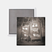 Liebe Mailboxen : Herzlich willkommen Magnet (Vorderseite/Rückseite)