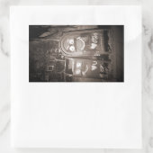 Liebe Mailboxen : Herzlich willkommen Rechteckiger Aufkleber (Tasche)