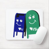 Liebe-Mailboxen : i Liebe Sie Mousepad (Mit Mouse)