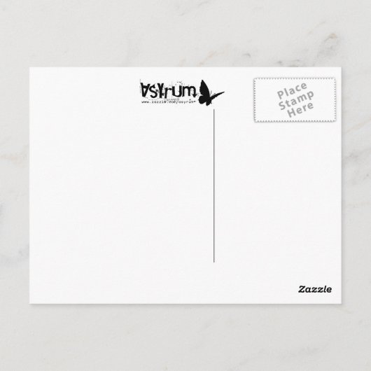 Liebe-Mailboxen: Ich habe dich vermisst Postkarte (Rückseite)