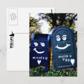 Liebe-Mailboxen: Ich habe Sie vermisst Postkarte (Vorne/Hinten)