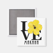 LIEBE Makaha Hawaii Magnet (Vorderseite/Rückseite)