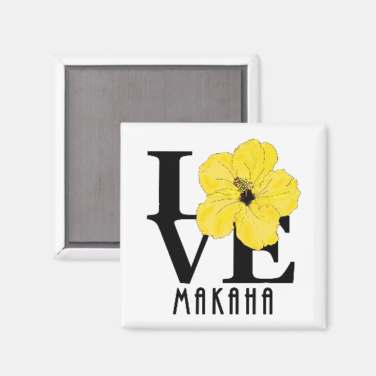 LIEBE Makaha Hawaii Magnet (Vorderseite/Rückseite)