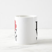 LIEBE Malabar 11oz Roter Hibiskus Kaffeetasse (Mittel)