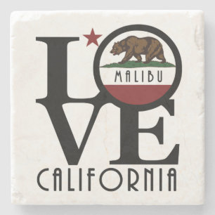 LIEBE Malibu Kalifornien Steinuntersetzer