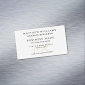 "Liebe-malte wahres" Typografie-Imitat Gold u. Magnetische Visitenkarte (Beispiel)