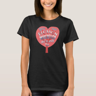 Liebe Mama Blossom Wo immer Leben Pflanze Sie glüc T-Shirt