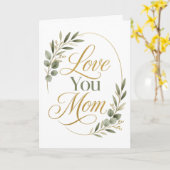 Liebe Mama Botanisch zum Muttertag Karte (Gelbe Blume)