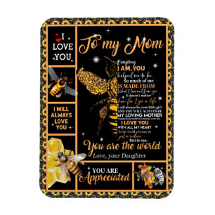 Liebe Mama   Brief an meine Mama Sie sind die Welt Magnet