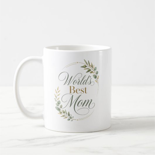 Liebe Mama Danke Botanisch Kaffeetasse (Links)