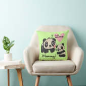 Liebe-Mama der Panda-I Kissen (Stuhl )