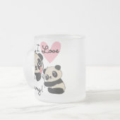 Liebe-Mama der Panda-I Mattglastasse (Vorderseite Links)