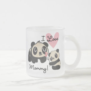 Liebe-Mama der Panda-I Mattglastasse