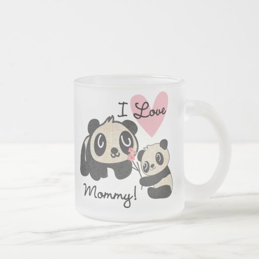 Liebe-Mama der Panda-I Mattglastasse (Rechts)