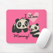 Liebe-Mama der Panda-I Mousepad (Mit Mouse)