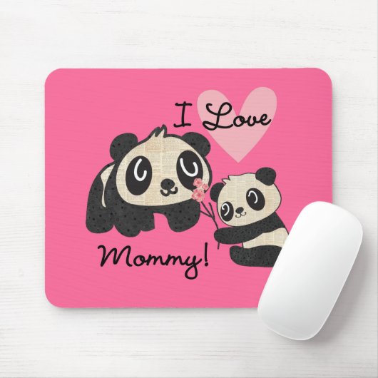 Liebe-Mama der Panda-I Mousepad (Mit Mouse)