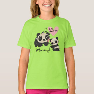 Liebe-Mama der Panda-I T-Shirt