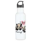 Liebe-Mama der Panda-I Trinkflasche (Vorderseite)