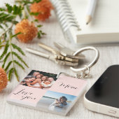 "Liebe, Mama" - ein sentimentales Foto für Mütter Schlüsselanhänger (Vorderseite rechts)