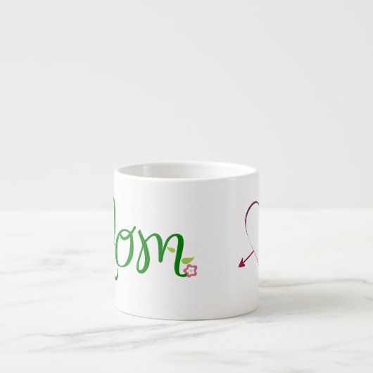 Liebe Mama Espressotasse (Vorderseite)