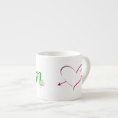 Liebe Mama Espressotasse (Vorderseite Rechts)