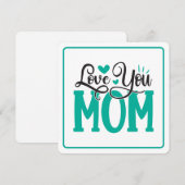 Liebe Mama Feiertagskarte (Vorne/Hinten)