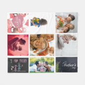 Liebe Mama Fleecedecke (Vorderseite (Horizontal))