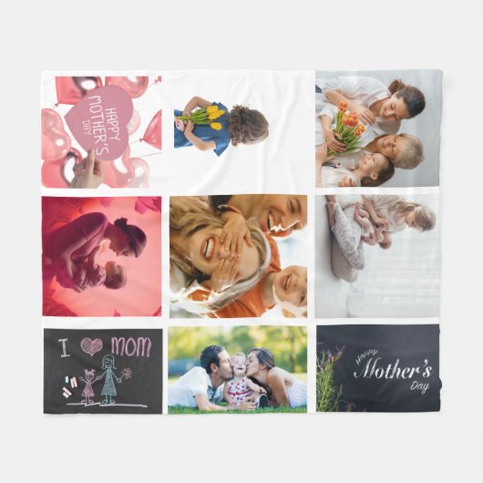 Liebe Mama Fleecedecke (Vorderseite (Horizontal))