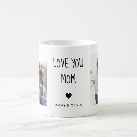 Liebe Mama Foto Kaffeetasse (Mittel)