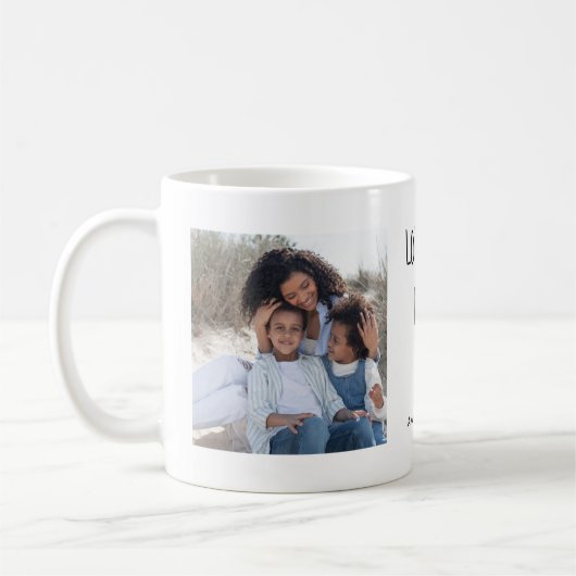 Liebe Mama Foto Kaffeetasse (Links)
