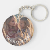 Liebe, Mama, Foto Schlüsselanhänger (Rückseite)