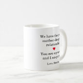 Liebe Mama Funny Perfect Mütter Tagesgeschenk Kaffeetasse (VorderseiteRechts)