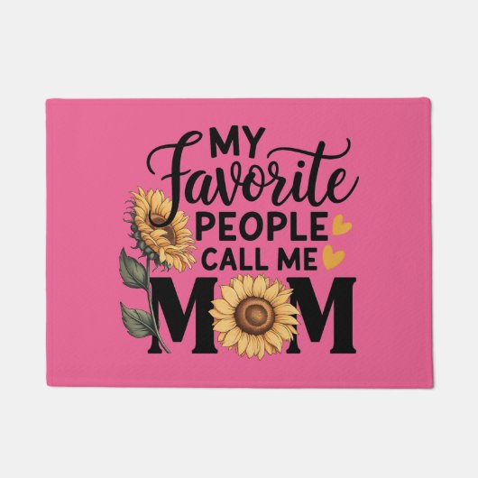Liebe Mama Fußmatte (Vorderseite)