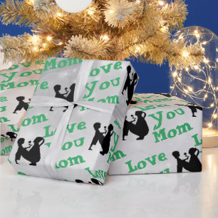 Liebe, Mama Geschenkpapier