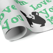Liebe, Mama Geschenkpapier (Rolleneckpunkt)