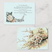 Liebe Mama Glückwunsch zum Geburtstag! Mitteilungskarte (Vorne/Hinten)