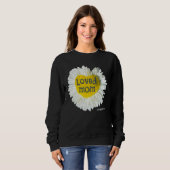 Liebe Mama Herz Daisy Muttertag Blume 2 Sweatshirt (Vorne ganz)