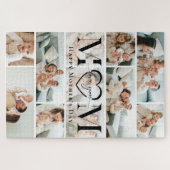 Liebe Mama Herz Foto Collage Muttertag Puzzle (Horizontal)