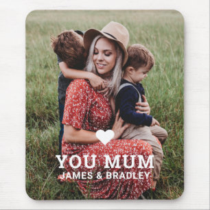 Liebe Mama Herz Foto Muttertag Mousepad