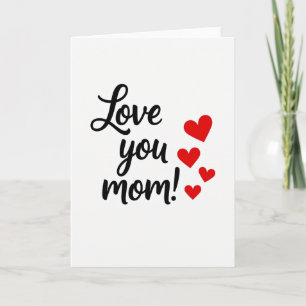 Liebe Mama Herzen Karte