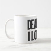 Liebe Mama I Liebe Sie Kaffeetasse (Links)