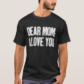 Liebe Mama I Liebe Sie T-Shirt (Vorderseite)