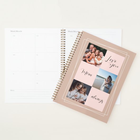 Liebe, Mama immer, Foto halten Planer (Anzeige)