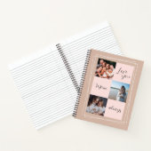 "Liebe, Mama immer" sentimentales Foto-Geschenk Notizblock (Innenseite)