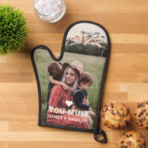 Liebe Mama, individuelles Foto-Geschenk zum Mutter Ofenhandschuh