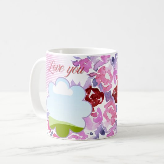 Liebe, Mama Kaffeetasse (Vorderseite Links)