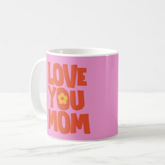 Liebe Mama Kaffeetasse (Vorderseite Links)