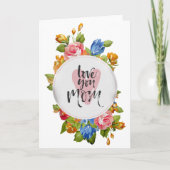 Liebe Mama Karte (Vorderseite)