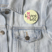 Liebe Mama Leben Muttertag Button (Beispiel)
